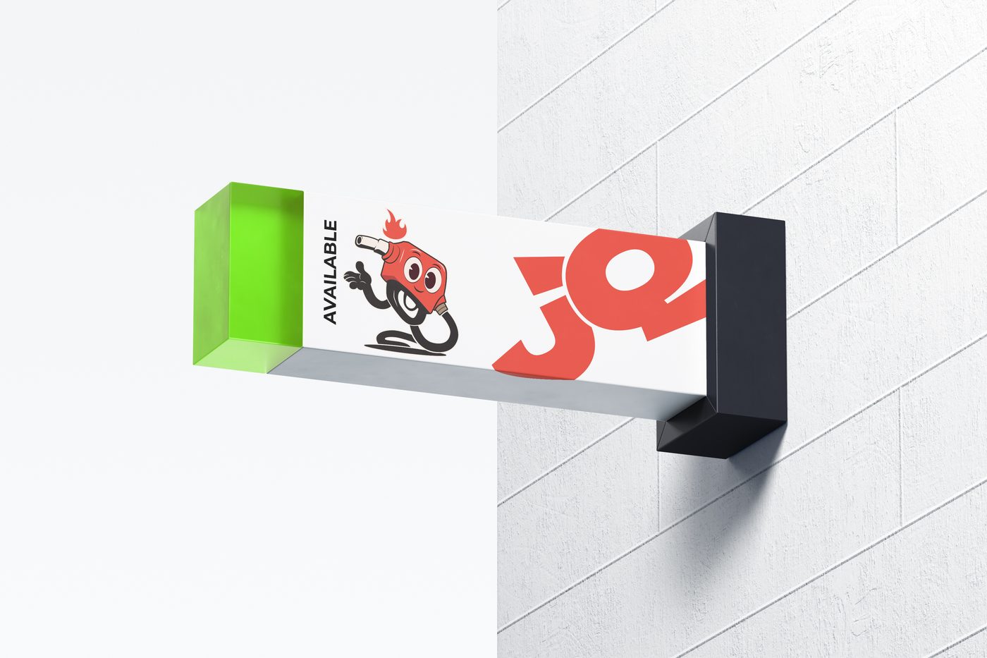 JourneyIQ projecting sign with Bamba